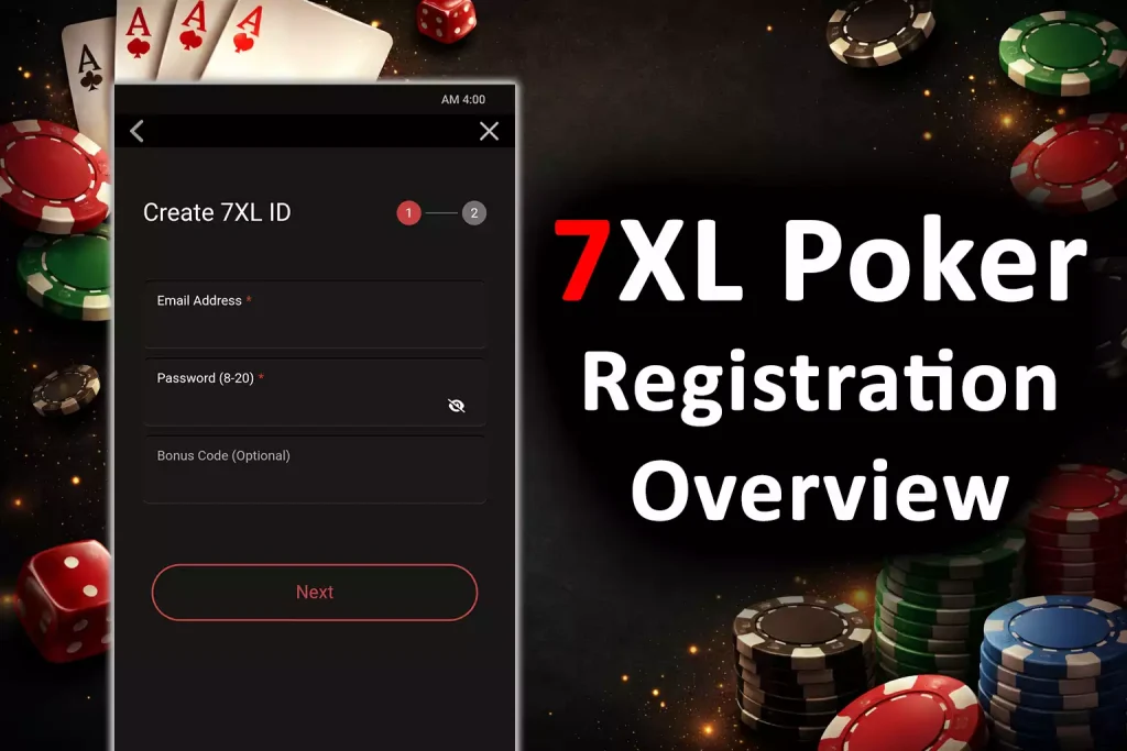 7XL Poker Registration Overview